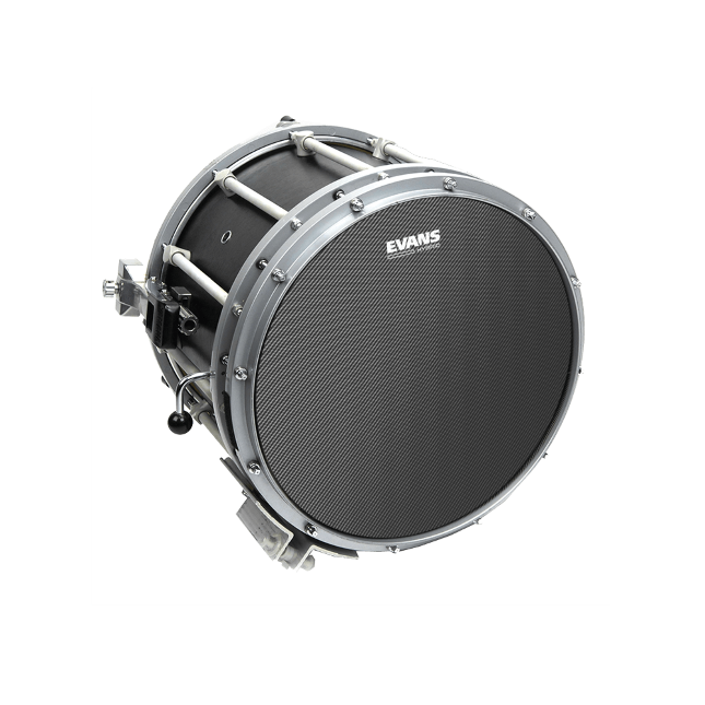 Evans Hybrid Grey Marching Snare Drumhead