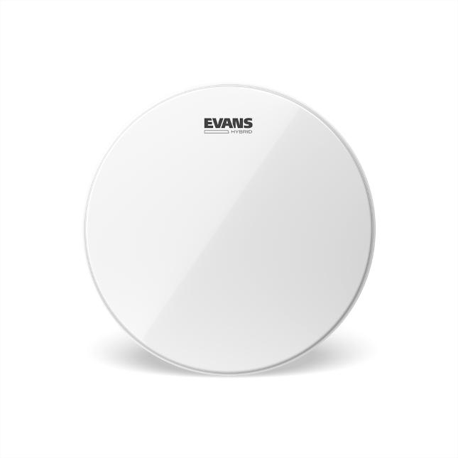 Evans Hybrid White Marching Snare Batter Drumhead