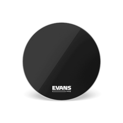 Evans MX2 Black Marching Bass Drumhead
