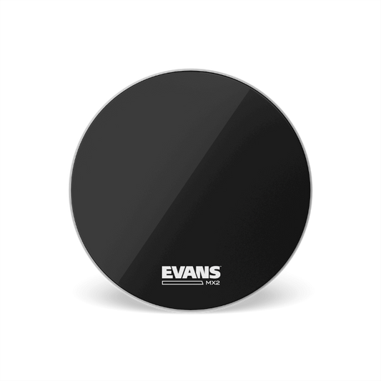 Evans MX2 Black Marching Bass Drumhead