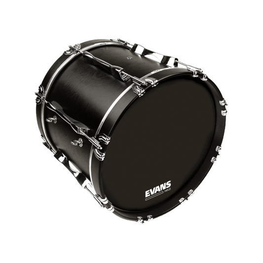 Evans MX2 Black Marching Bass Drumhead