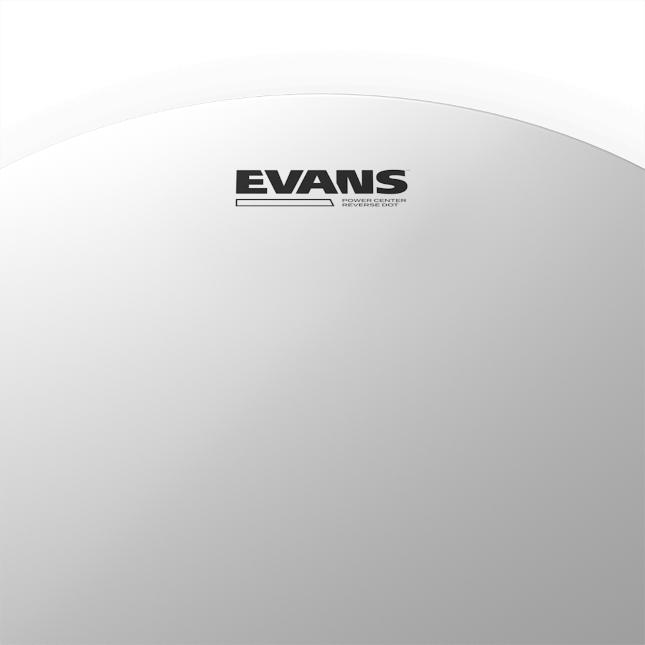 Evans Power Center Reverse Dot Snare Batter Drumhead