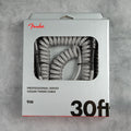 Fender 30' Professional Series Coil Cable, White Tweed