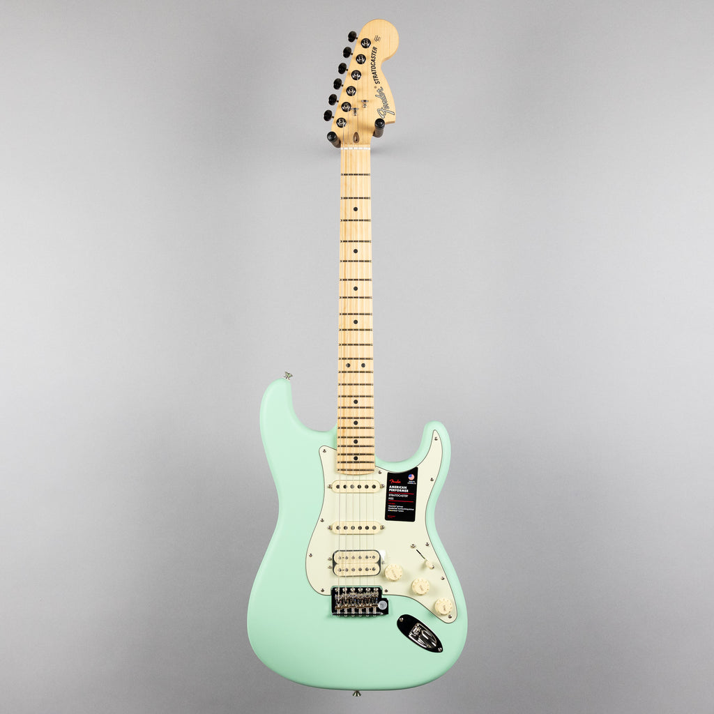 Fender American Performer Stratocaster HSS, Satin Surf Green