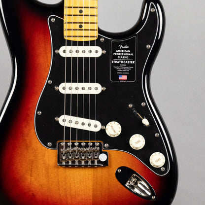 Fender American Professional Classic Stratocaster, 3-Color Sunburst