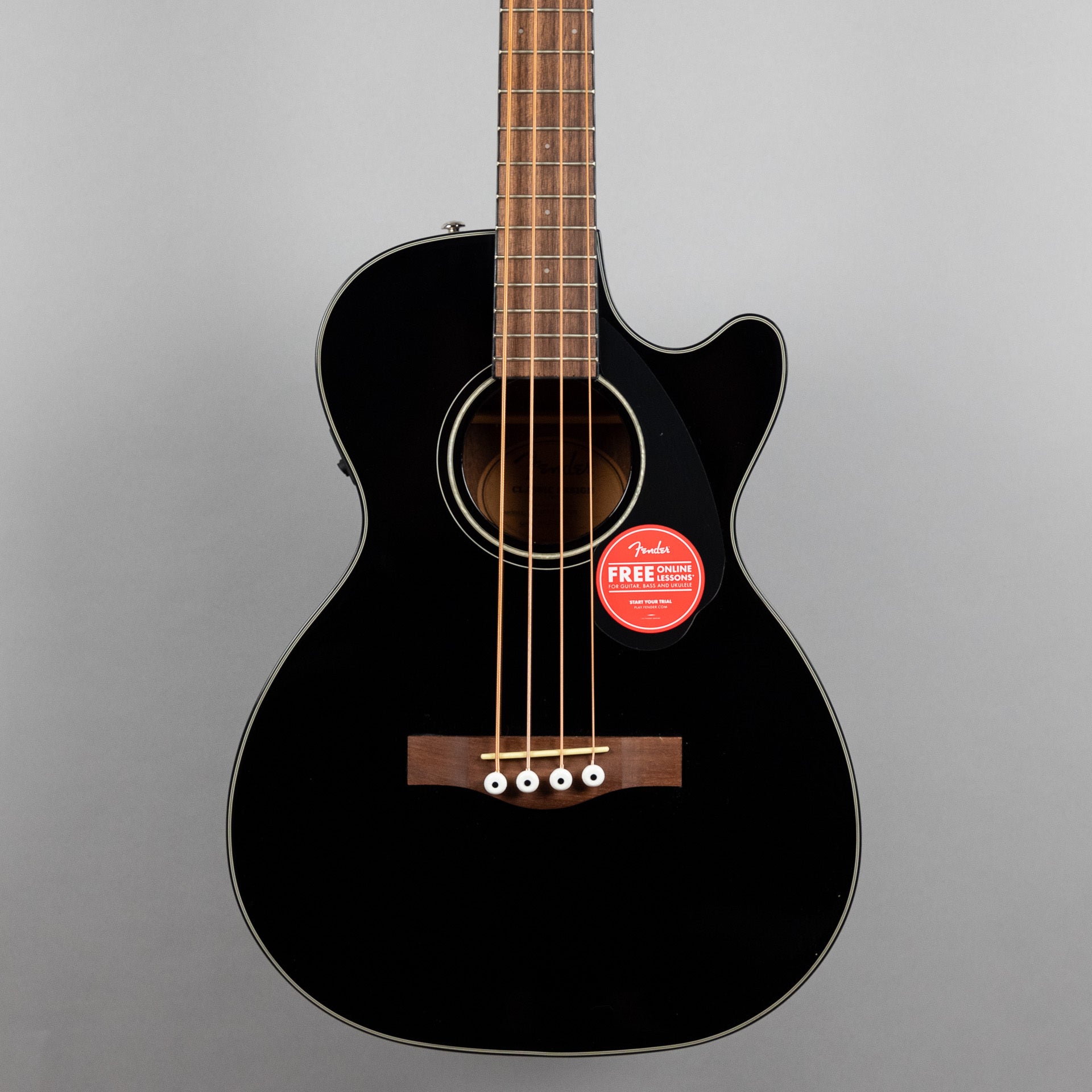 Fender CB-60SCE Acoustic Bass, Black