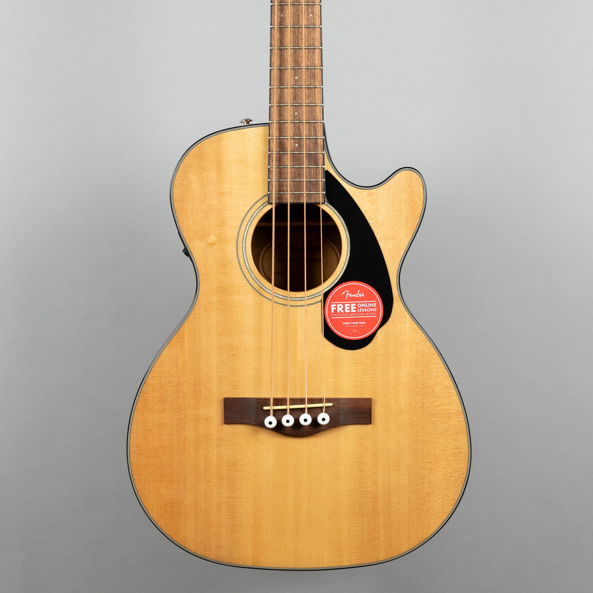 Fender CB-60SCE Acoustic Bass, Natural