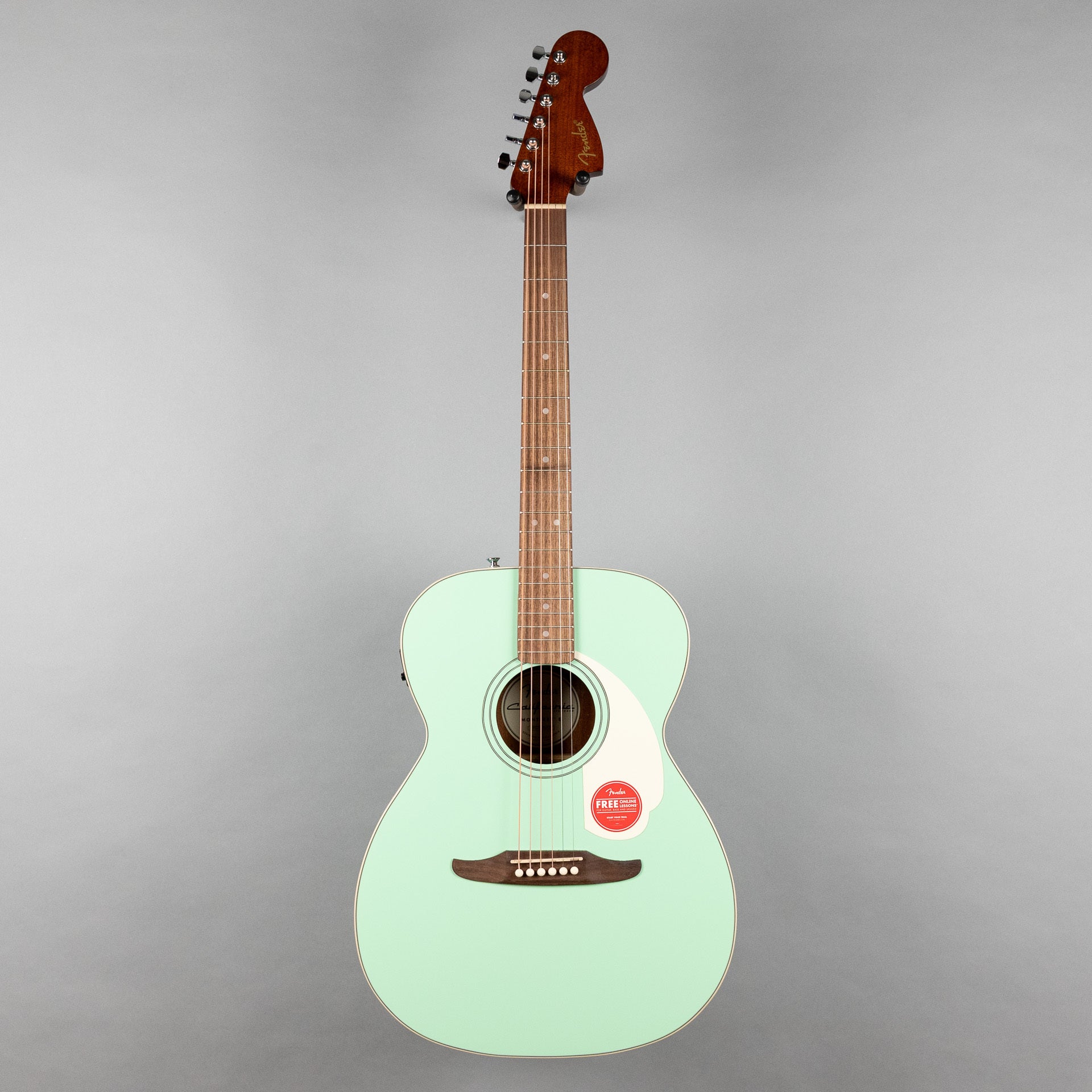 Fender California Standard Monterey E Acoustic/Electric Guitar, Surf Green