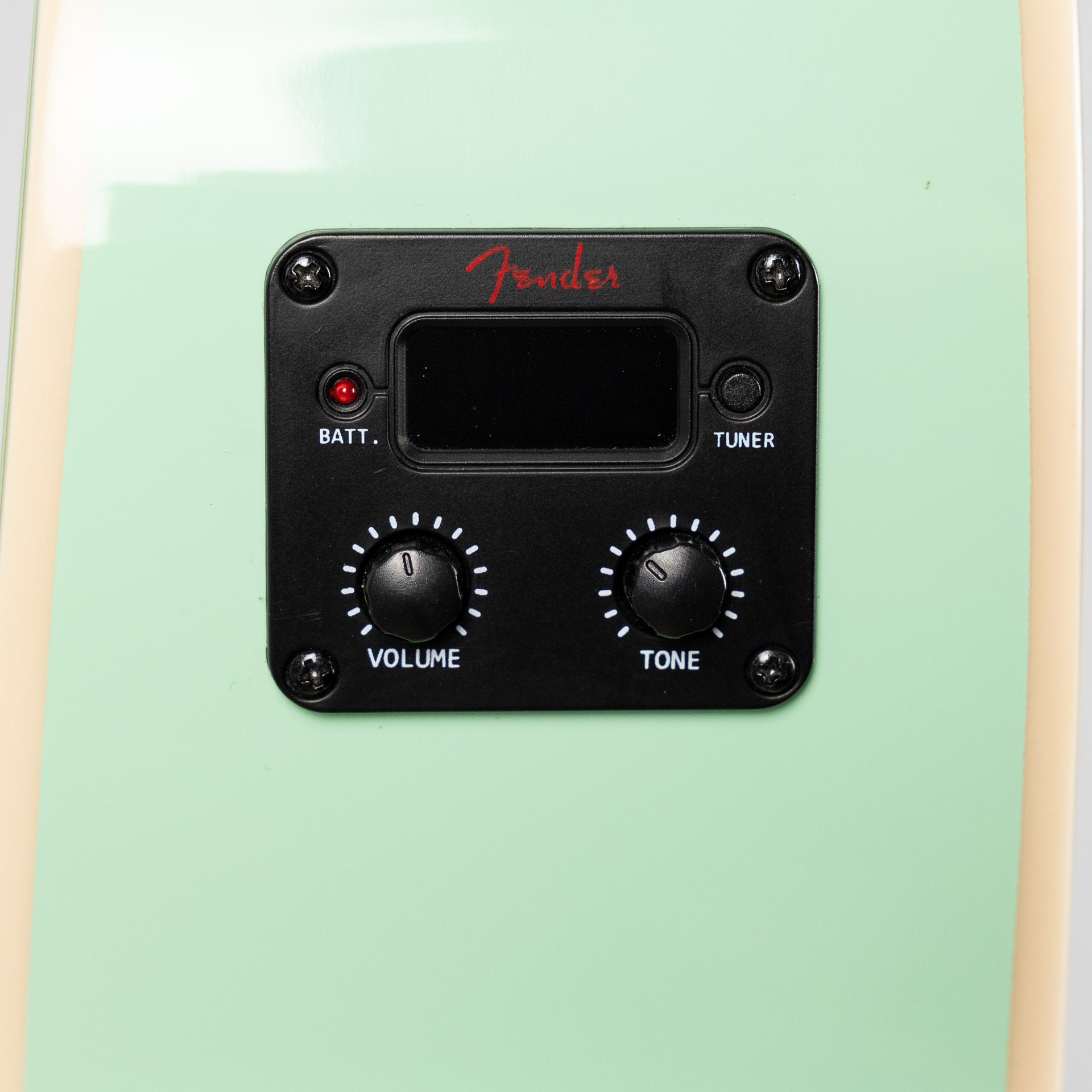 Fender California Standard Monterey E Acoustic/Electric Guitar, Surf Green