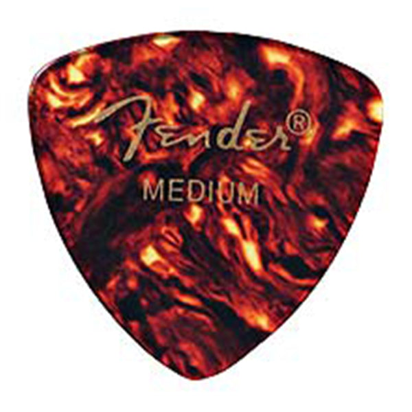 Fender Classic Celluloid Picks 346 Shape, Medium, Shell, 12-Pack