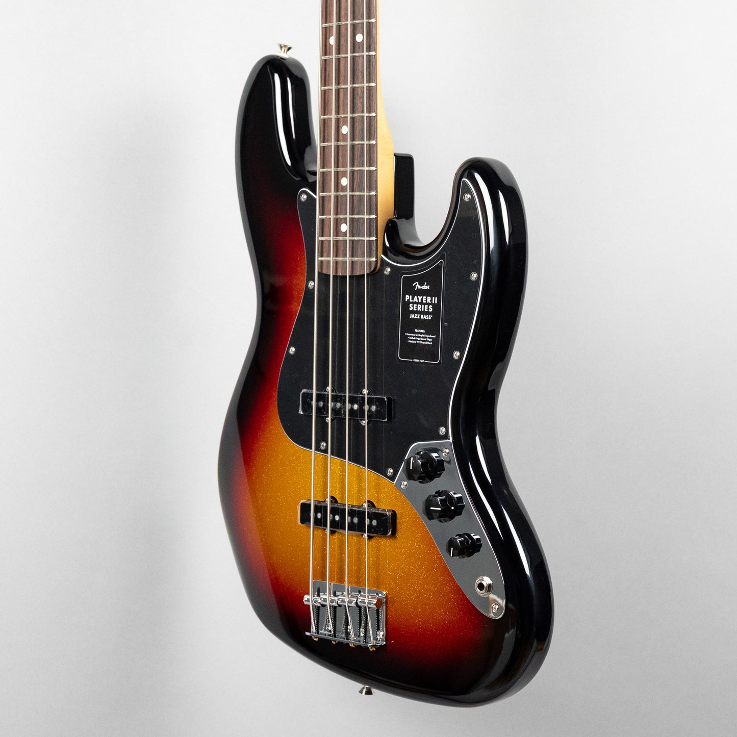 Fender Limited Edition Player II Jazz Bass, Sparkle 3-Color Sunburst