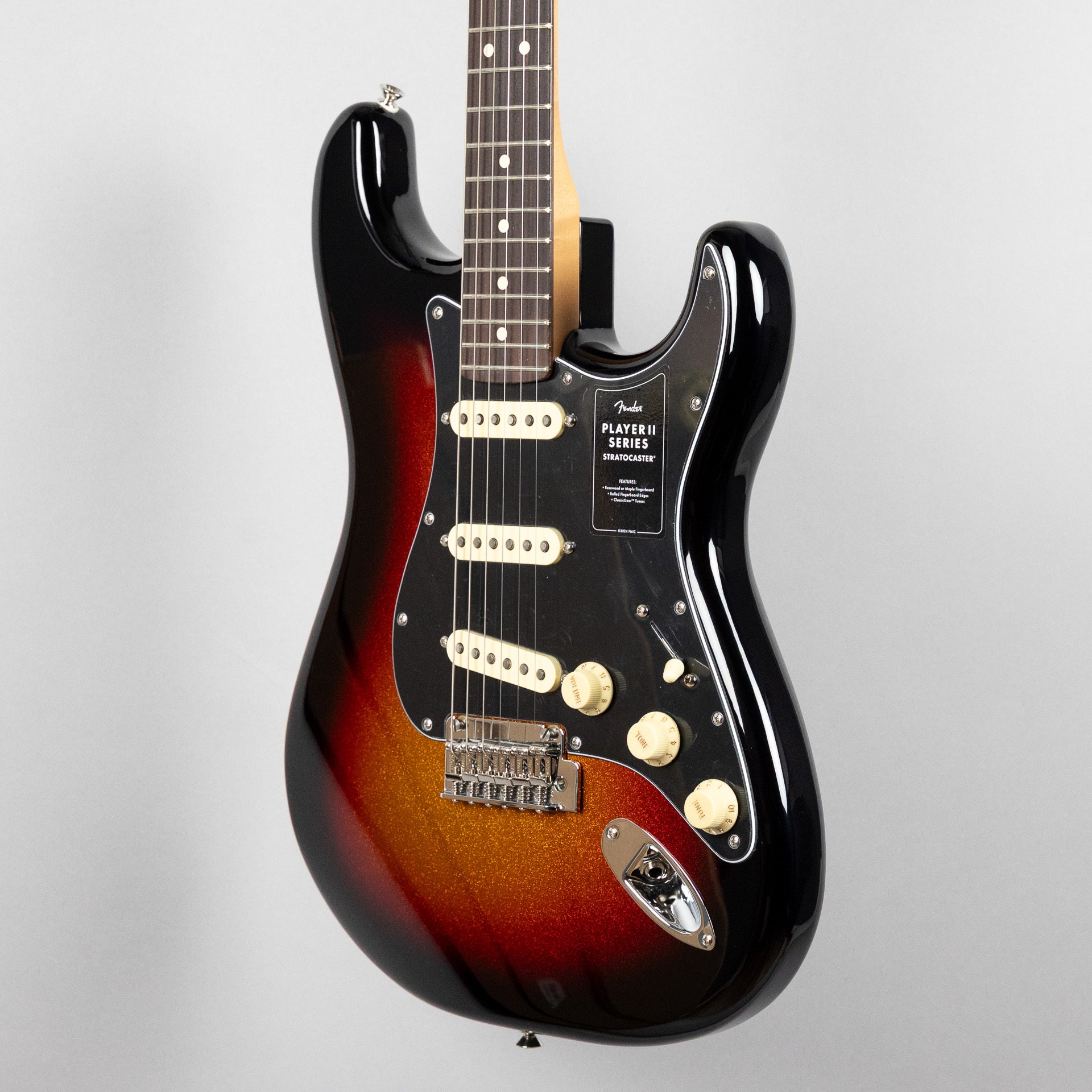 Fender Limited Edition Player II Stratocaster, Sparkle 3-Color Sunburst