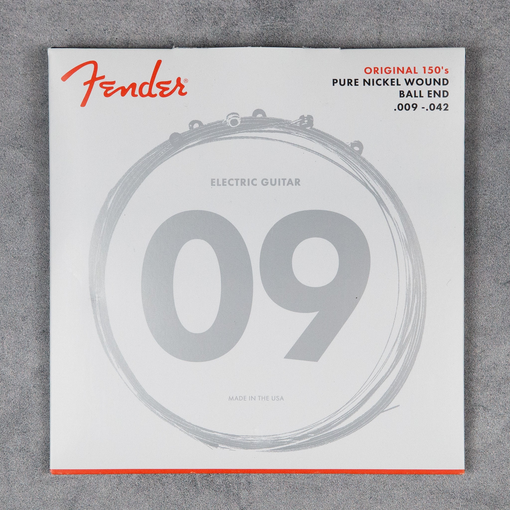 Fender Original 150's Pure Nickel Wound Guitar Strings, .009-.042