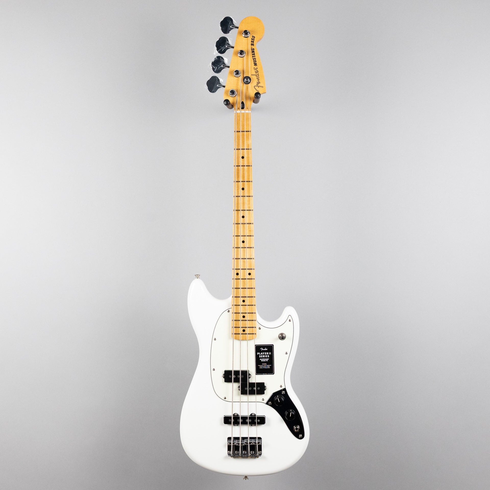 Fender Player II Mustang PJ Bass, Polar White – Carlton Music Center