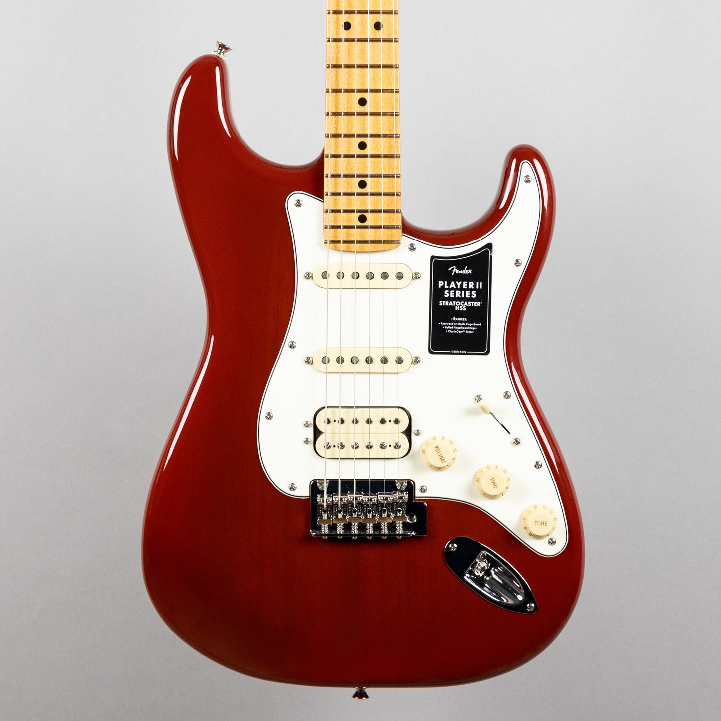 Fender Player II Stratocaster HSS, Transparent Mocha Burst (Chambered Mahogany)