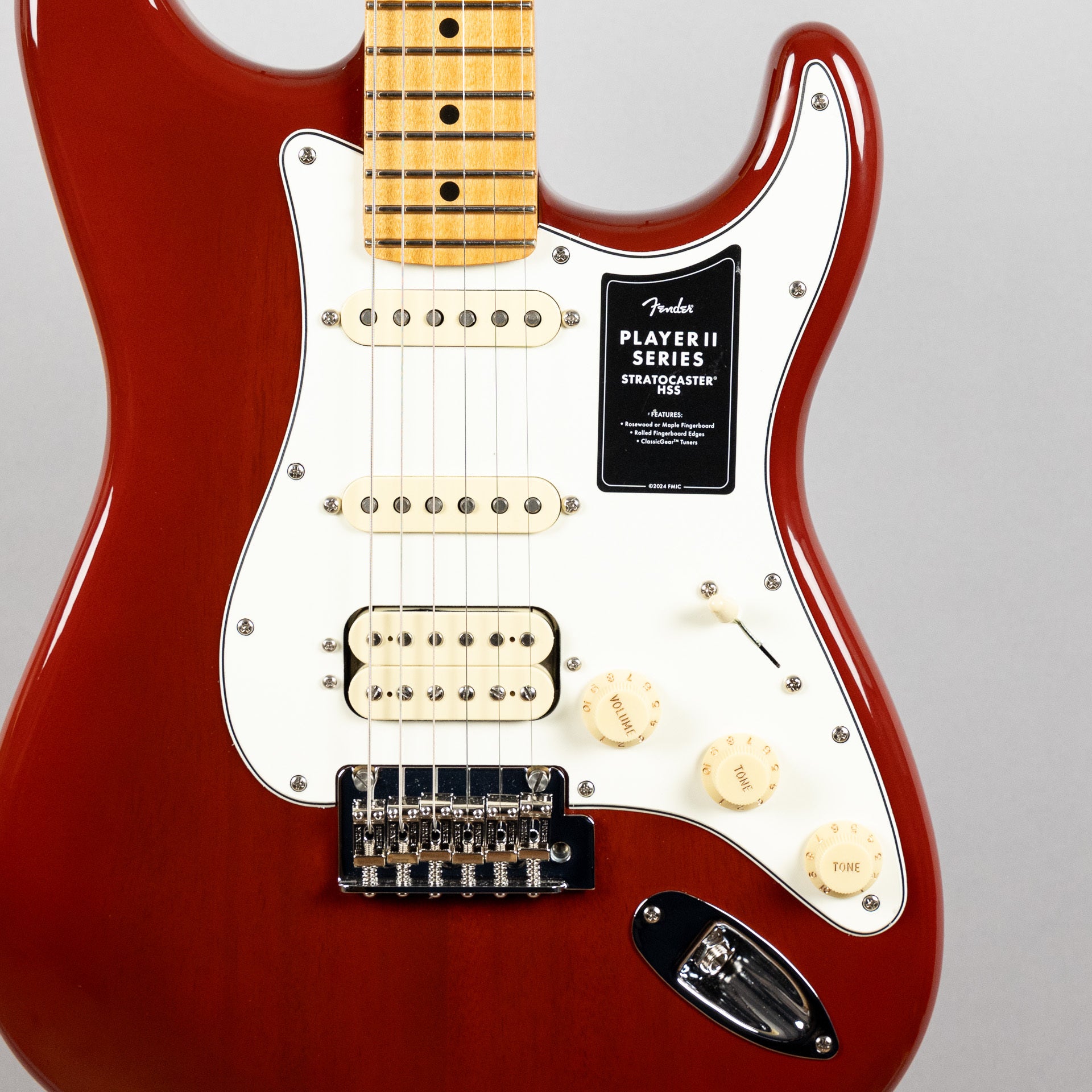 Fender Player II Stratocaster HSS, Transparent Mocha Burst (Chambered Mahogany)