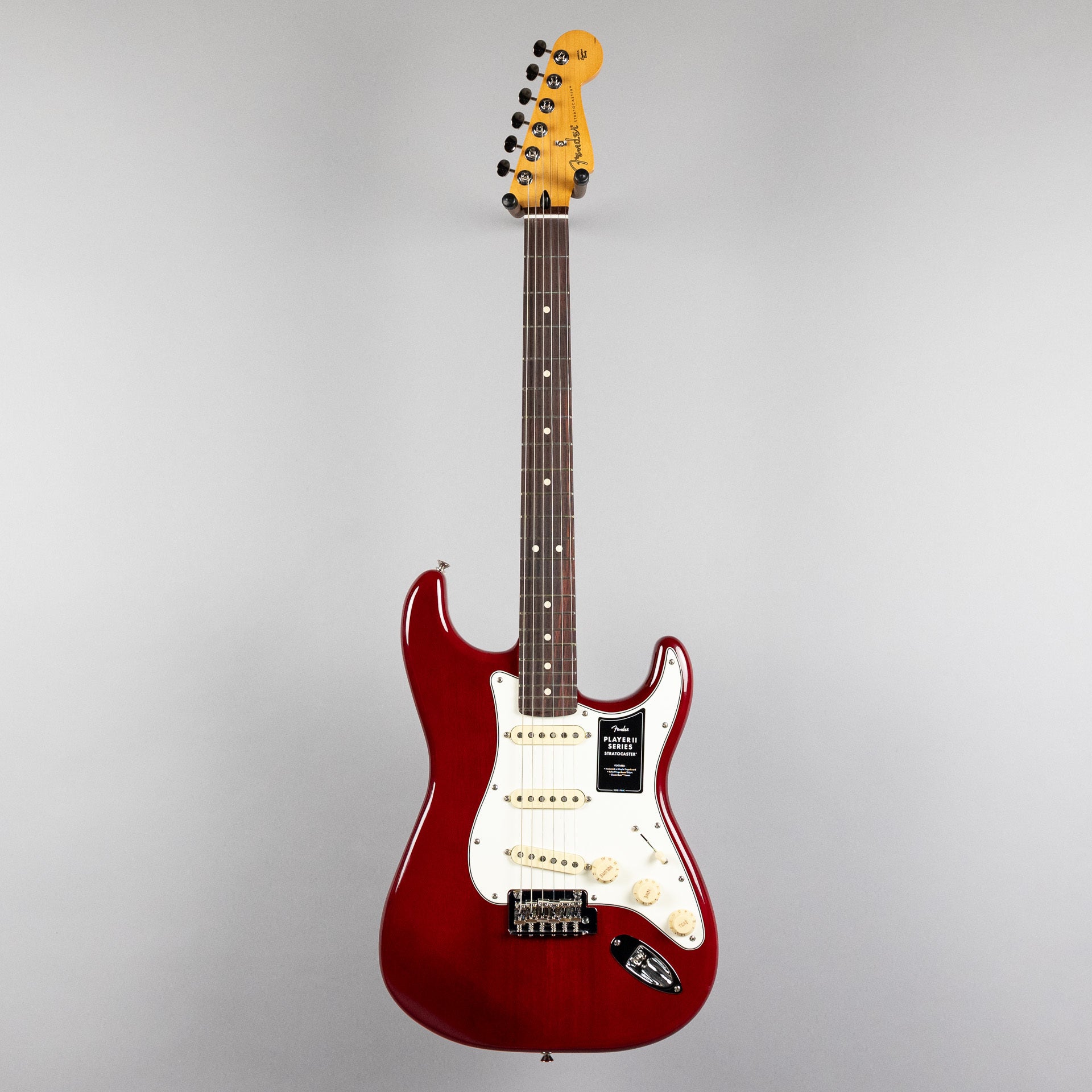 Fender Player II Stratocaster, Transparent Cherry Burst (Chambered)