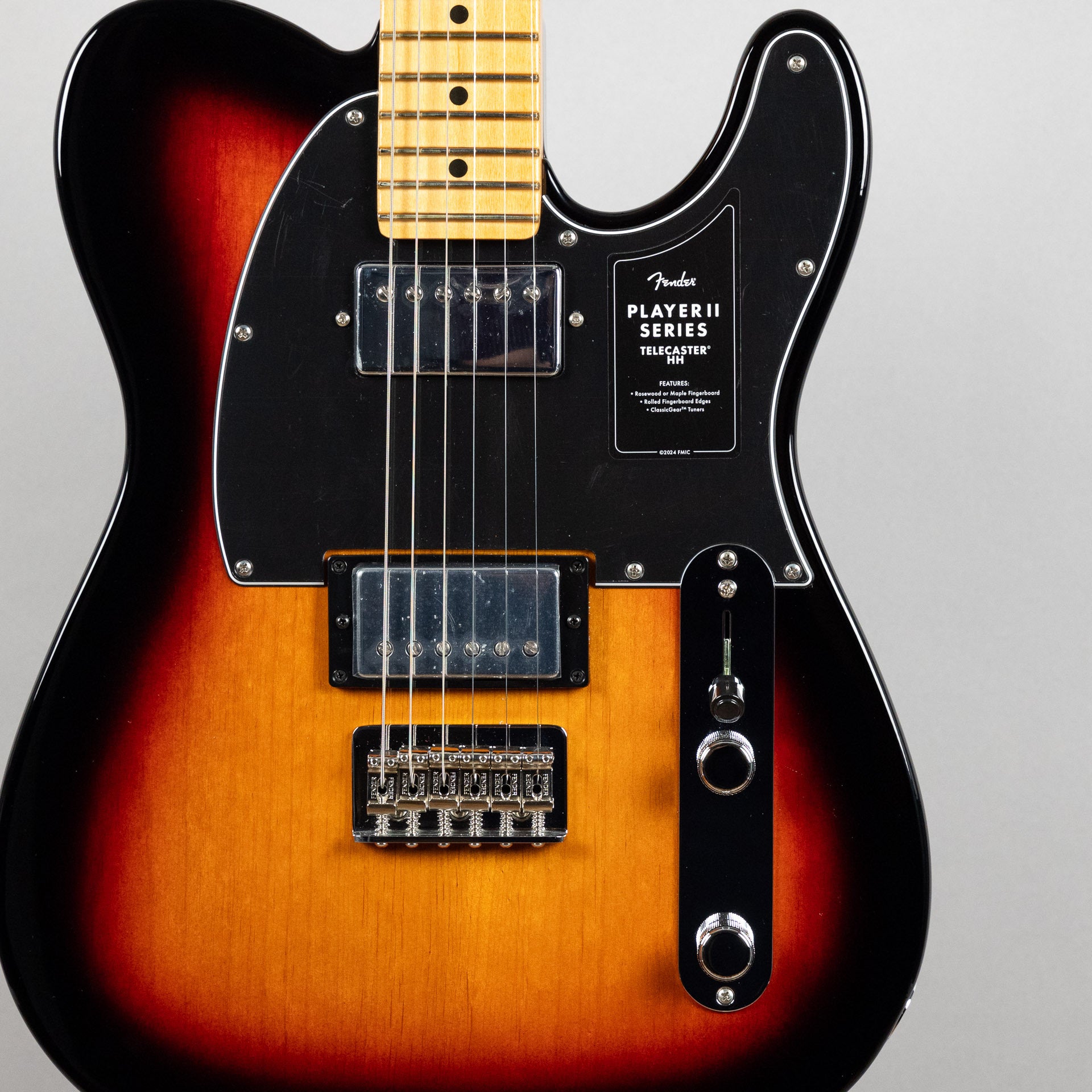 Fender Player II Telecaster HH, 3-Color Sunburst