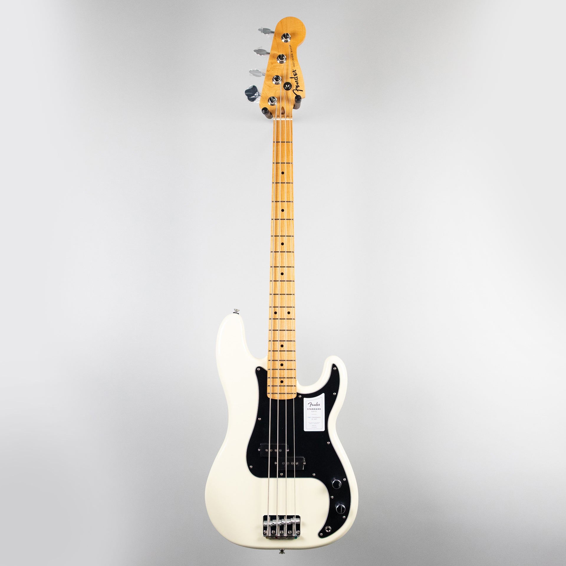 Fender Standard Precision Bass, Olympic White – Carlton Music Center
