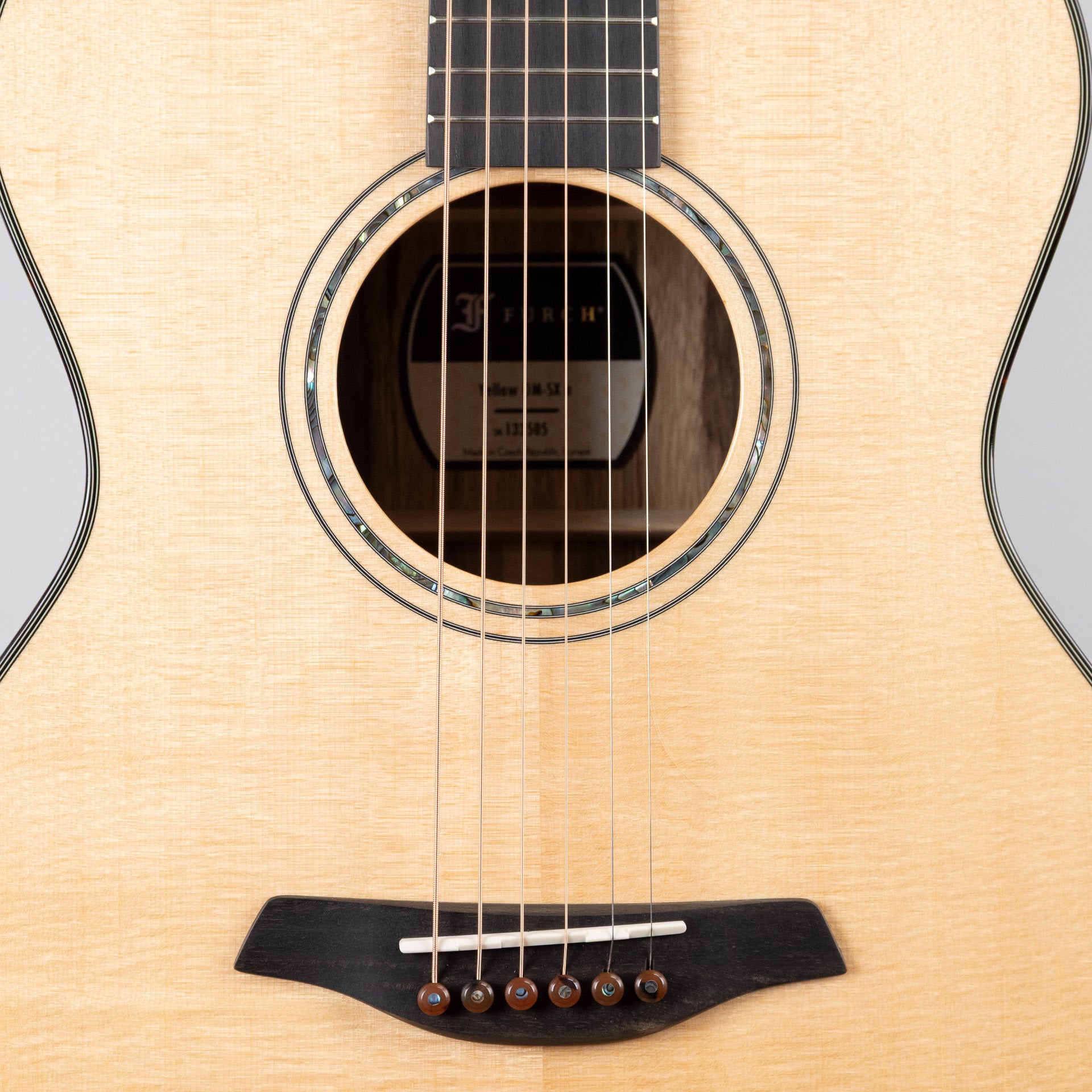 Furch Yellow OM-SXa Back Stage Exotic Tonewood Series, Black Limba OM with Hard Case