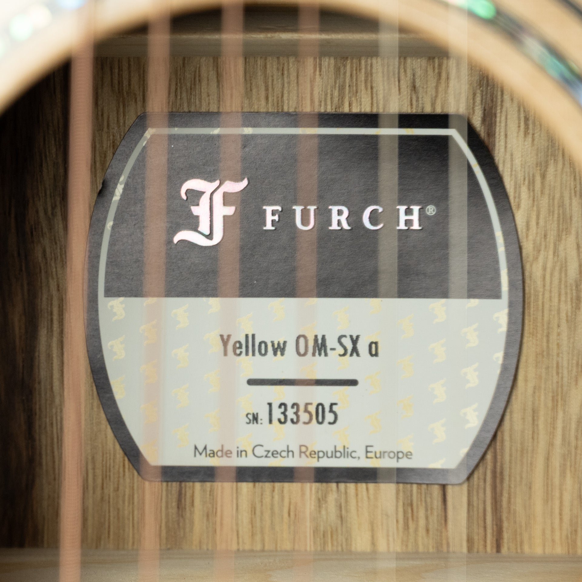 Furch Yellow OM-SXa Back Stage Exotic Tonewood Series, Black Limba OM with Hard Case