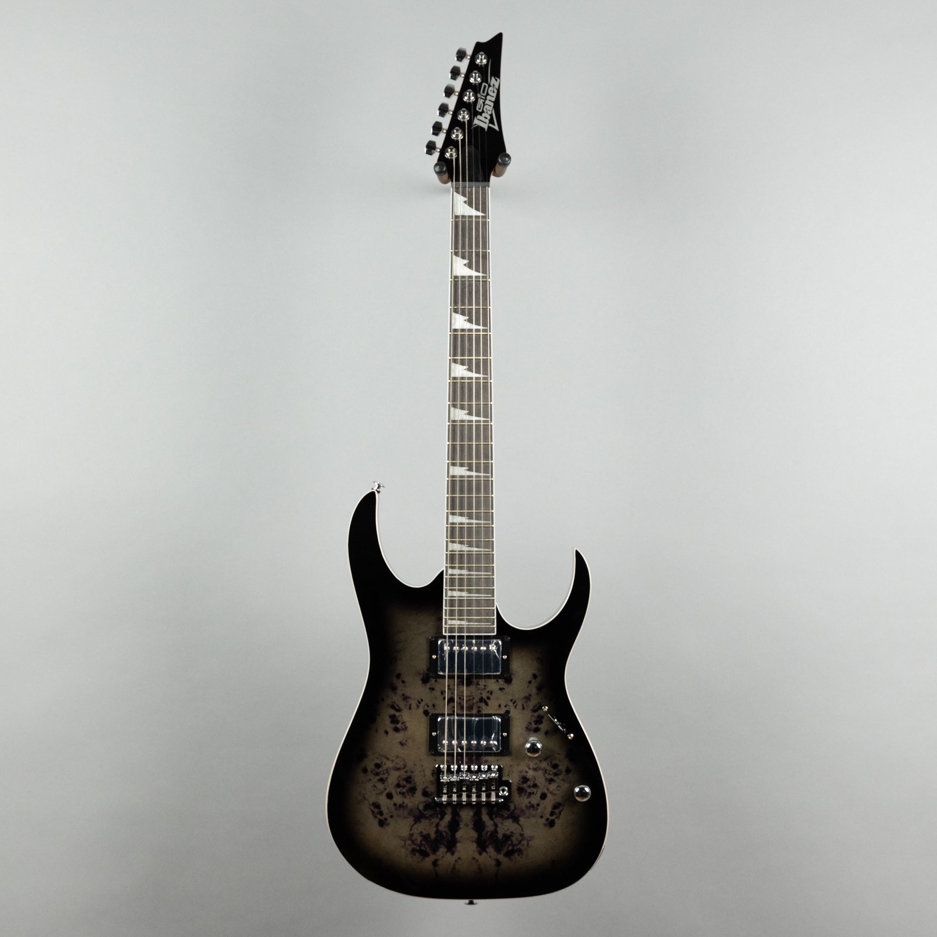 Haze Nylon String Piezo Mahogany HTL Electric Guitar - Black