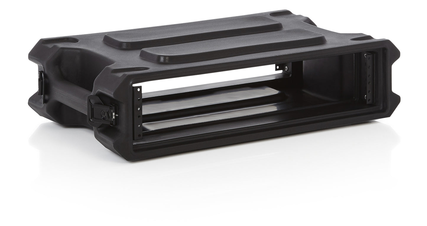 Gator 2U, 13" Deep Molded Audio Rack Case