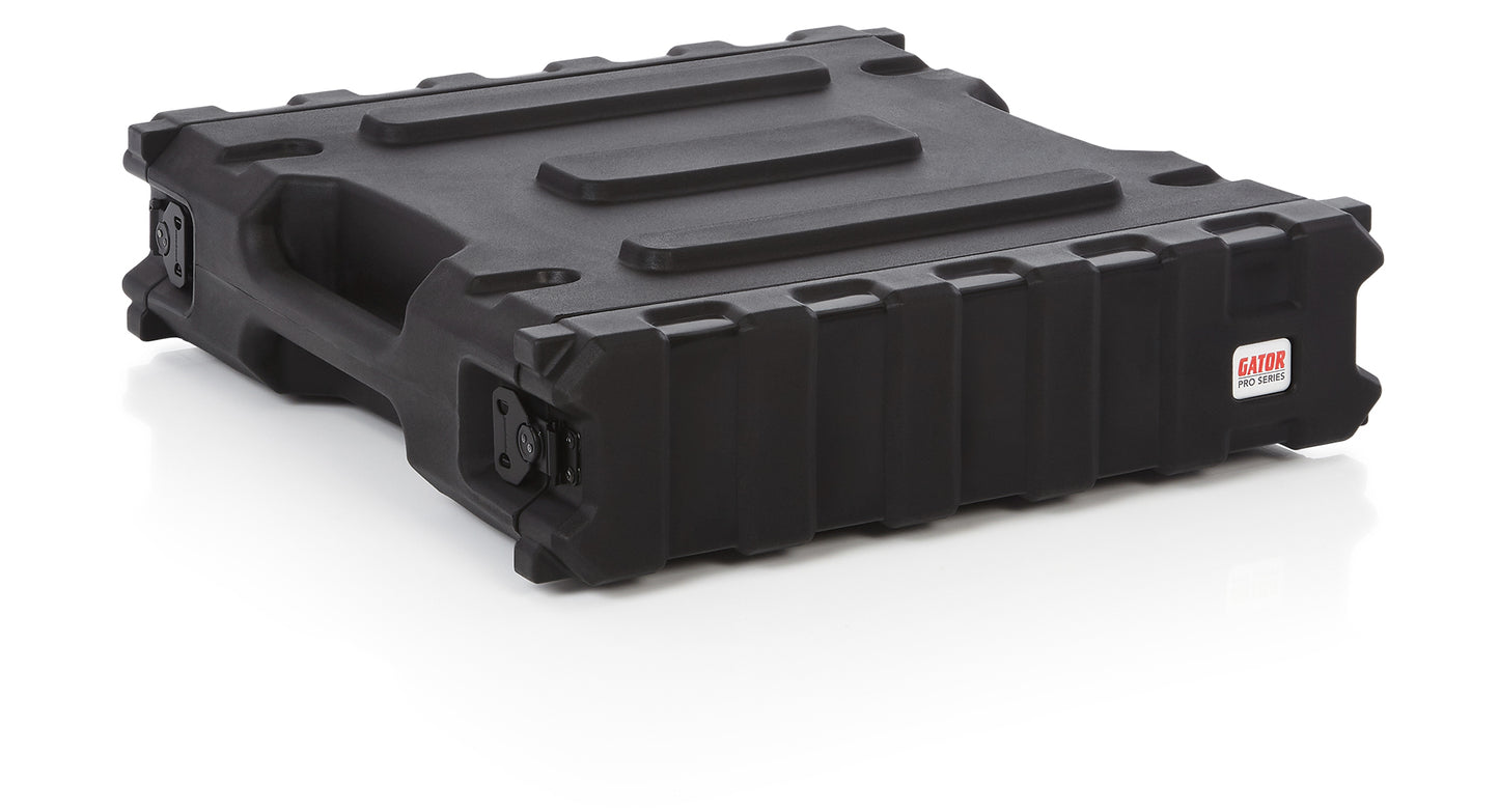 Gator 2U, 19" Deep Molded Audio Rack Case