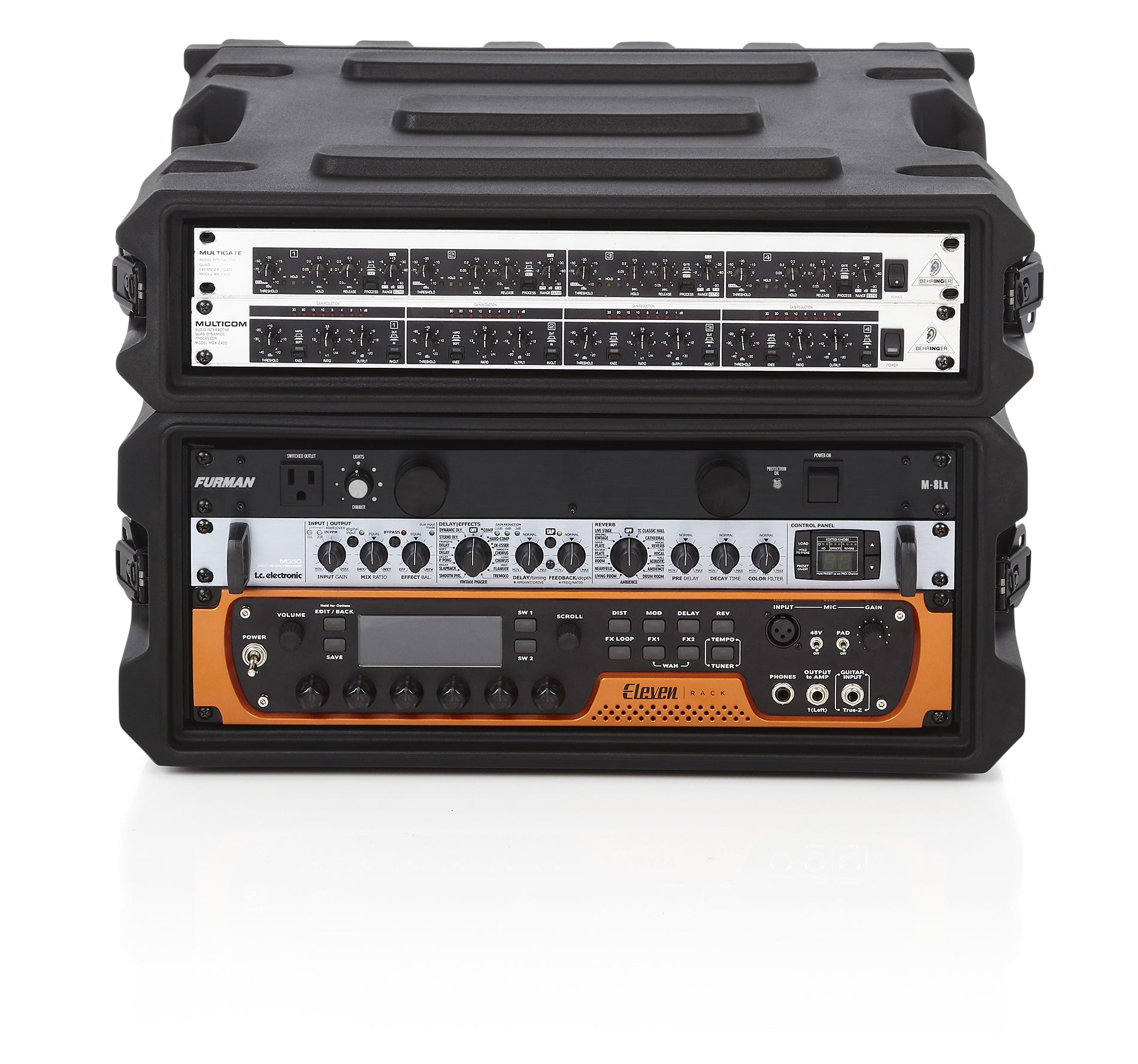 Gator 4U, 19" Deep Molded Audio Rack Case