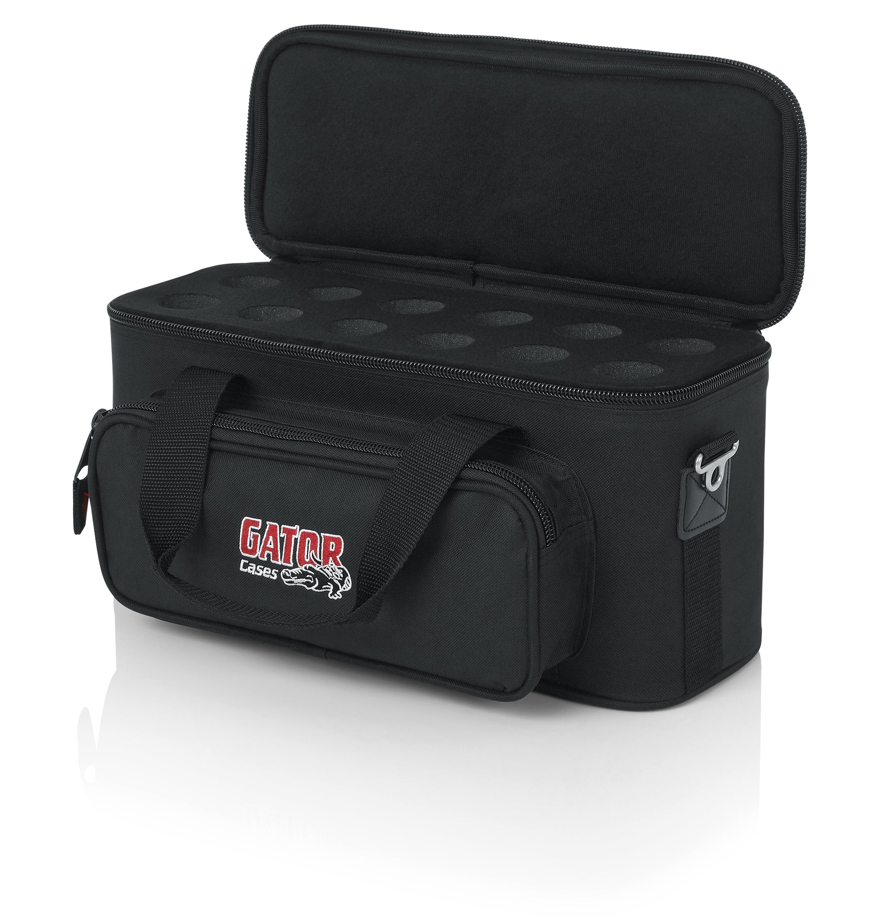 Gator GM-12B 12 Mic Padded Gig Bag W/Pockets