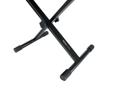 Gator Standard Keyboard Bench with Adjustable Deluxe Seat, Black