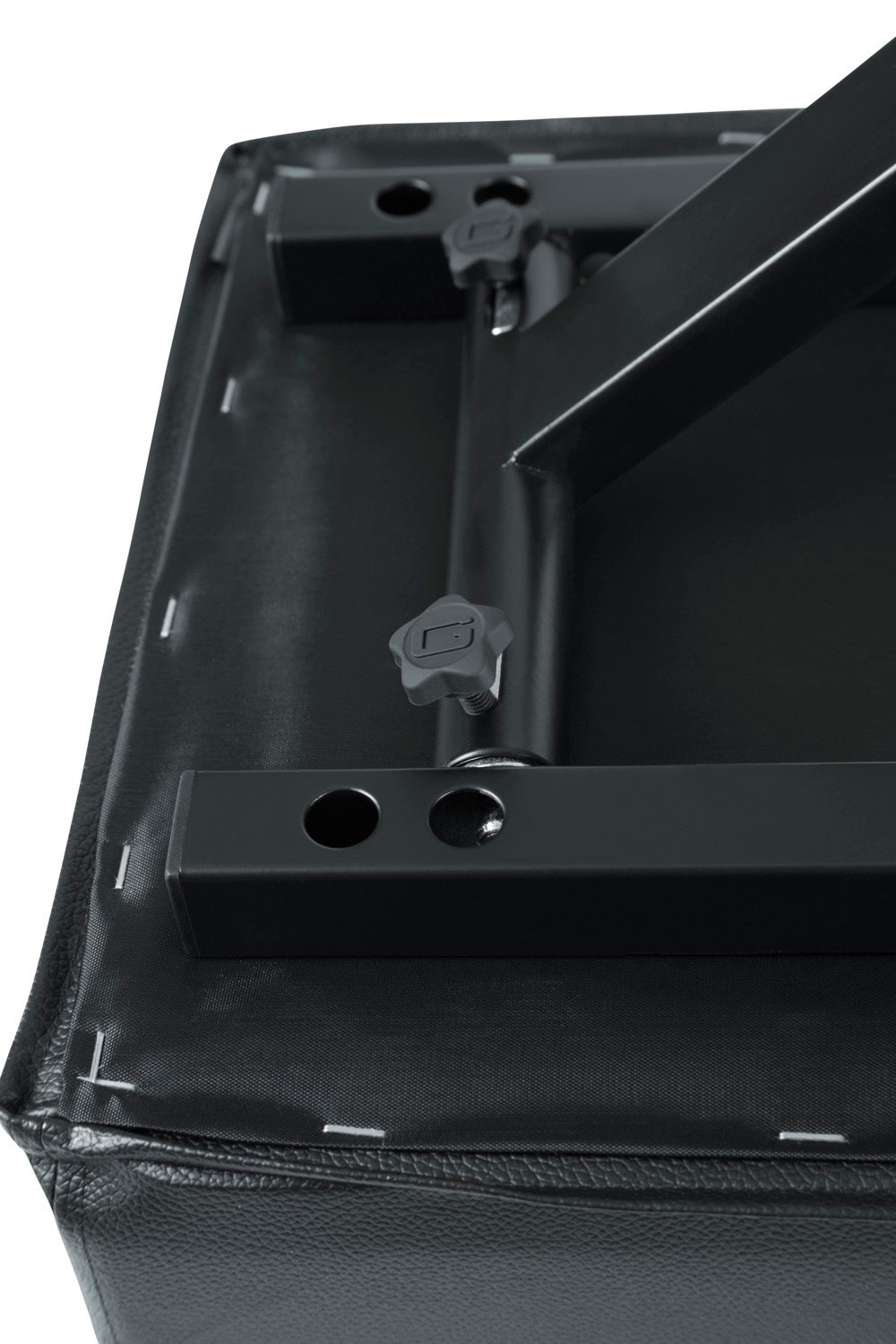 Gator Standard Keyboard Bench with Adjustable Deluxe Seat, Black