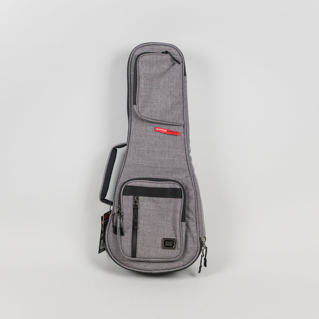 Gator Transit Gig Bag for Soprano Ukulele in Gray