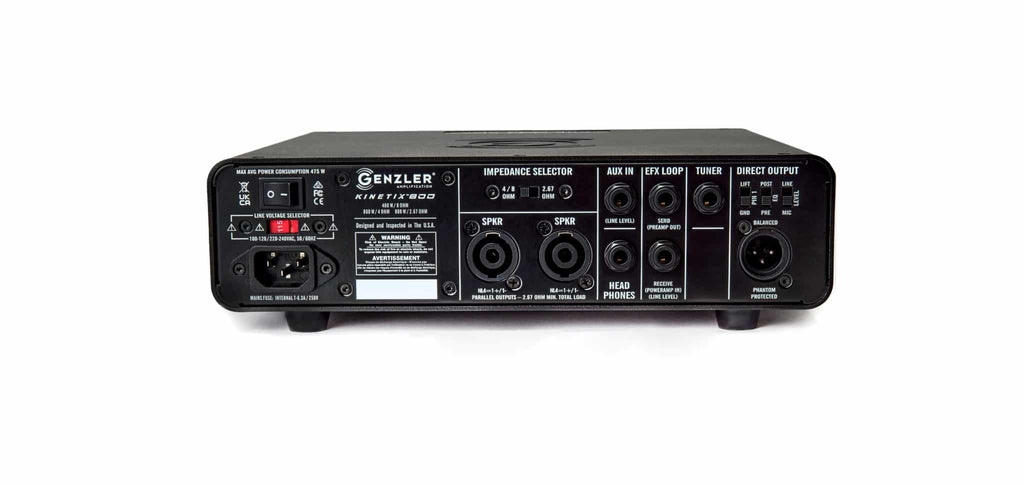 Genzler Amplification KNX-800 Kinetix 800 Tube Preamp Compact 800-Watt Bass Amp Head