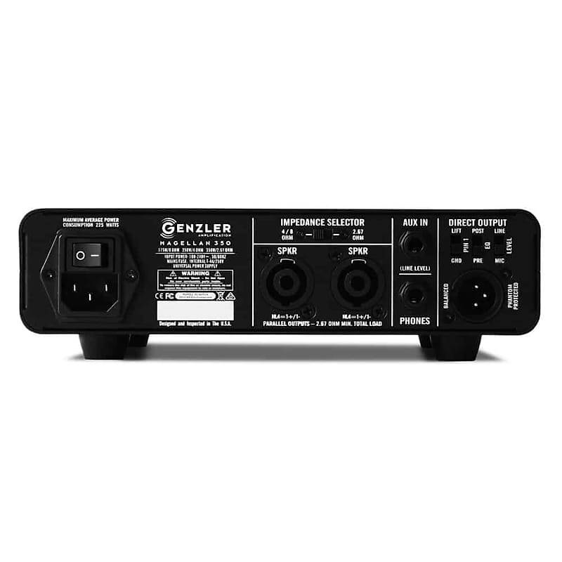 Genzler Amplification MG-350 Magellan 350 Compact 350-Watt Bass Amp Head