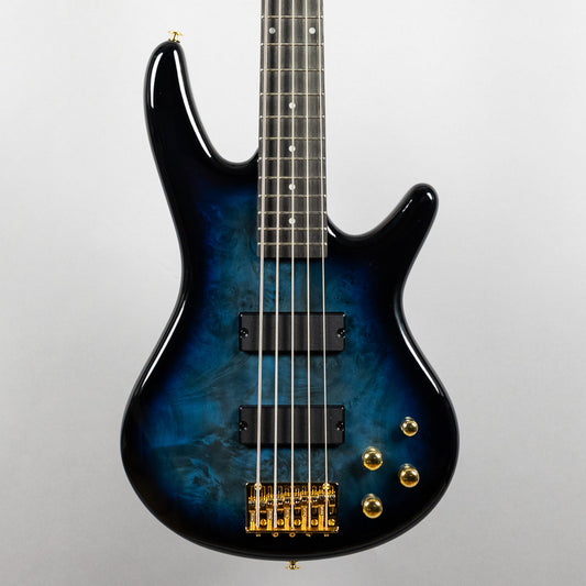 Ibanez GSR205PC-TMU 5-String Bass, Transparent Marine Burst