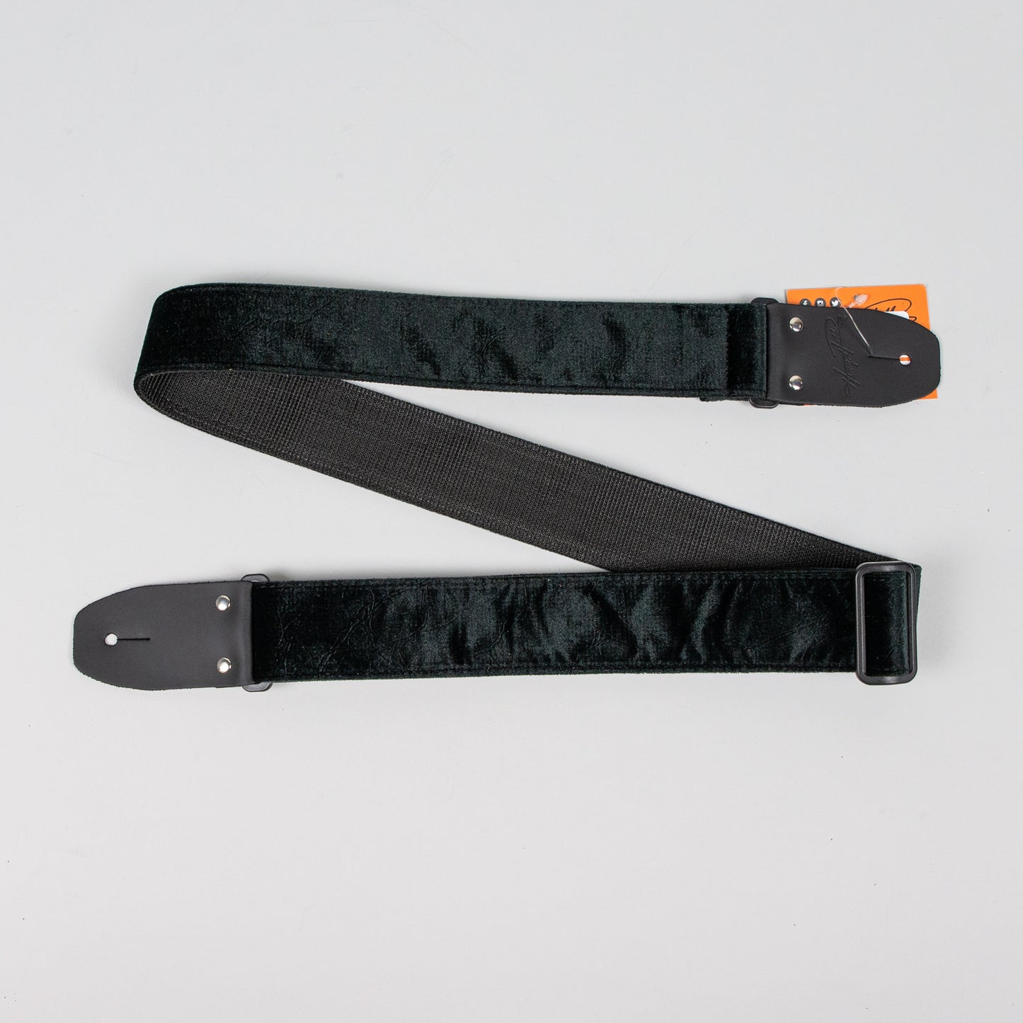 Henry Heller 2" Crushed Velvet Guitar Strap, Black