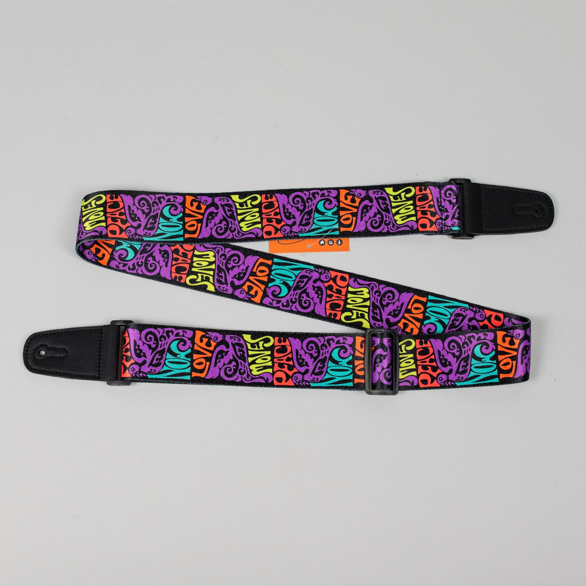 Henry Heller 2" Polyester Sublimation Retro Peace and Love Design