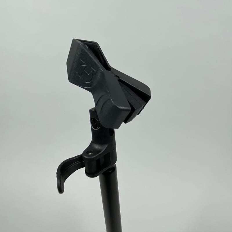 Hercules Low Profile Microphone Stand, H-Shaped Base, EZ Mic Clip