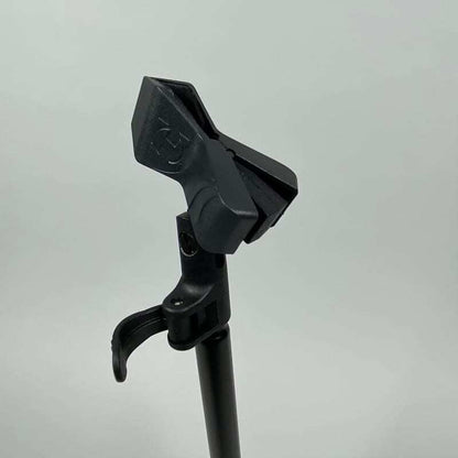 Hercules Low Profile Microphone Stand, H-Shaped Base, EZ Mic Clip