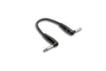 Hosa 6" Pro Guitar Patch Cable REAN Right-Angle to Same