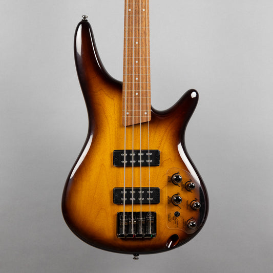 Ibanez SR370EF 4-String Fretless Bass in Brown Burst