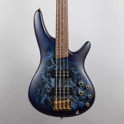 Ibanez SR300EDX 4-String Bass Guitar, Cosmic Blue Frozen Matte