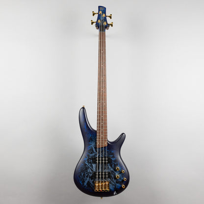 Ibanez SR300EDX 4-String Bass Guitar, Cosmic Blue Frozen Matte