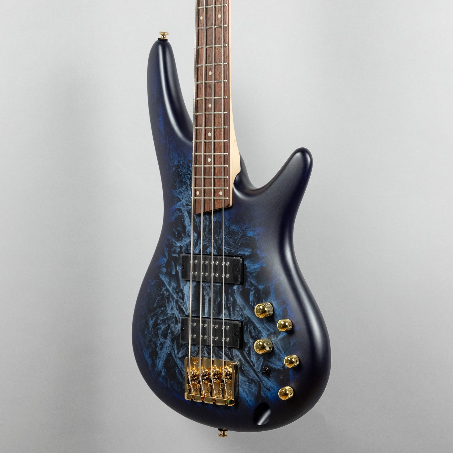 Ibanez SR300EDX 4-String Bass Guitar, Cosmic Blue Frozen Matte