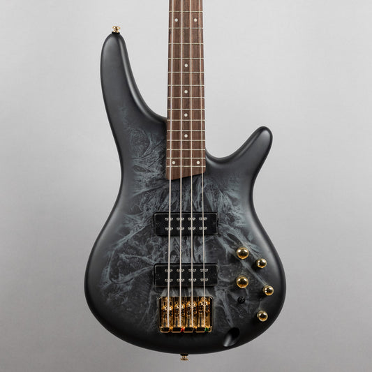 Ibanez SR300EDX 4-String Bass Guitar, Black Ice Frozen Matte