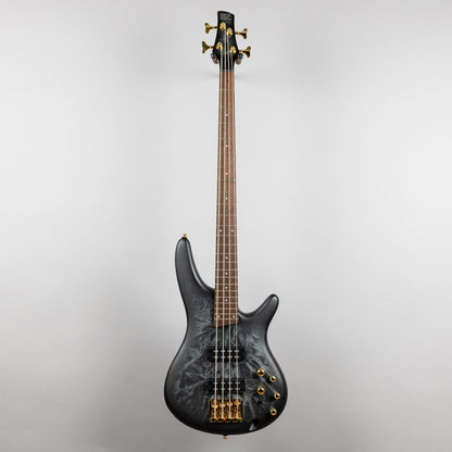 Ibanez SR300EDX 4-String Bass Guitar, Black Ice Frozen Matte