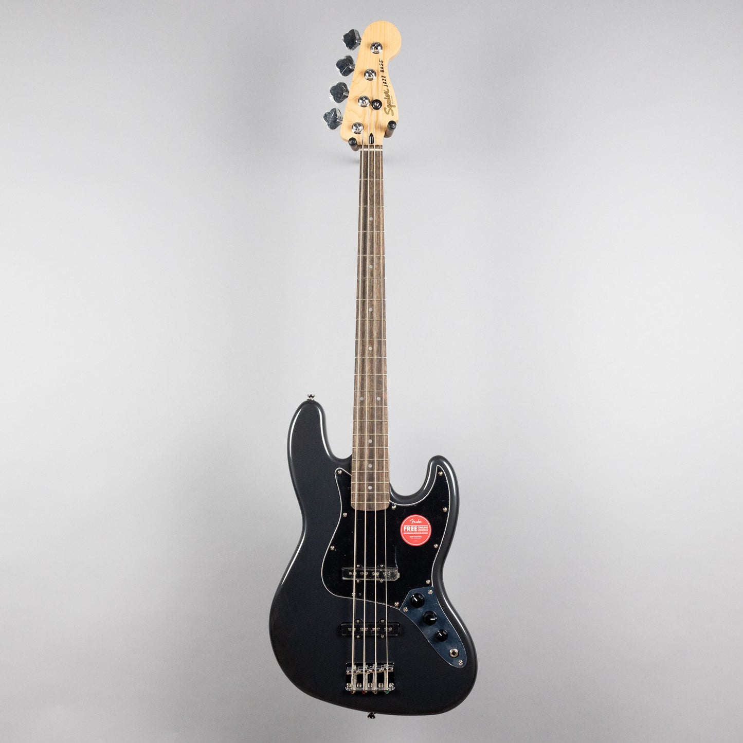 Squier Affinity Series Jazz Bass in Charcoal Frost Metallic