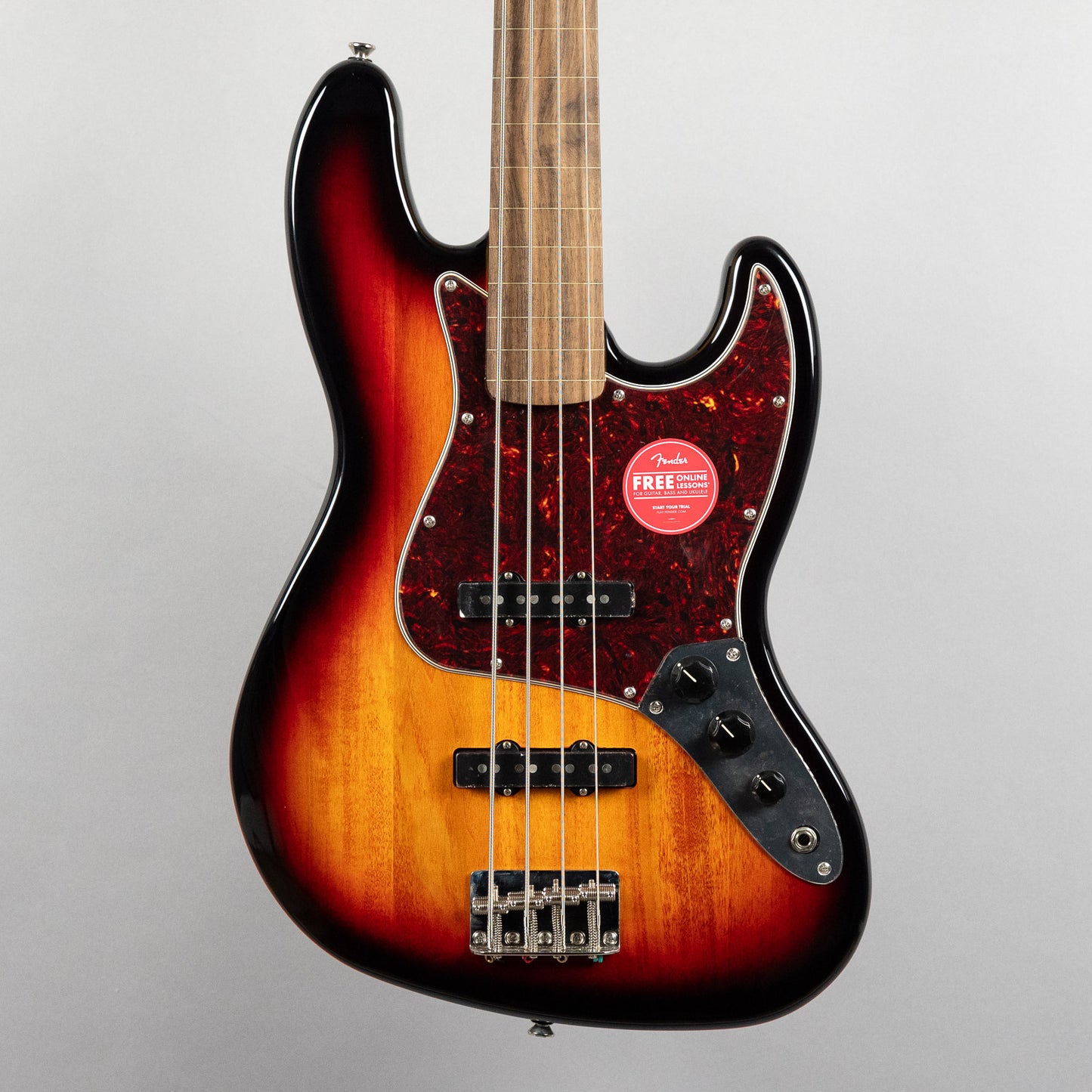 Squier Classic Vibe '60s Jazz Bass Fretless, 3-Color Sunburst