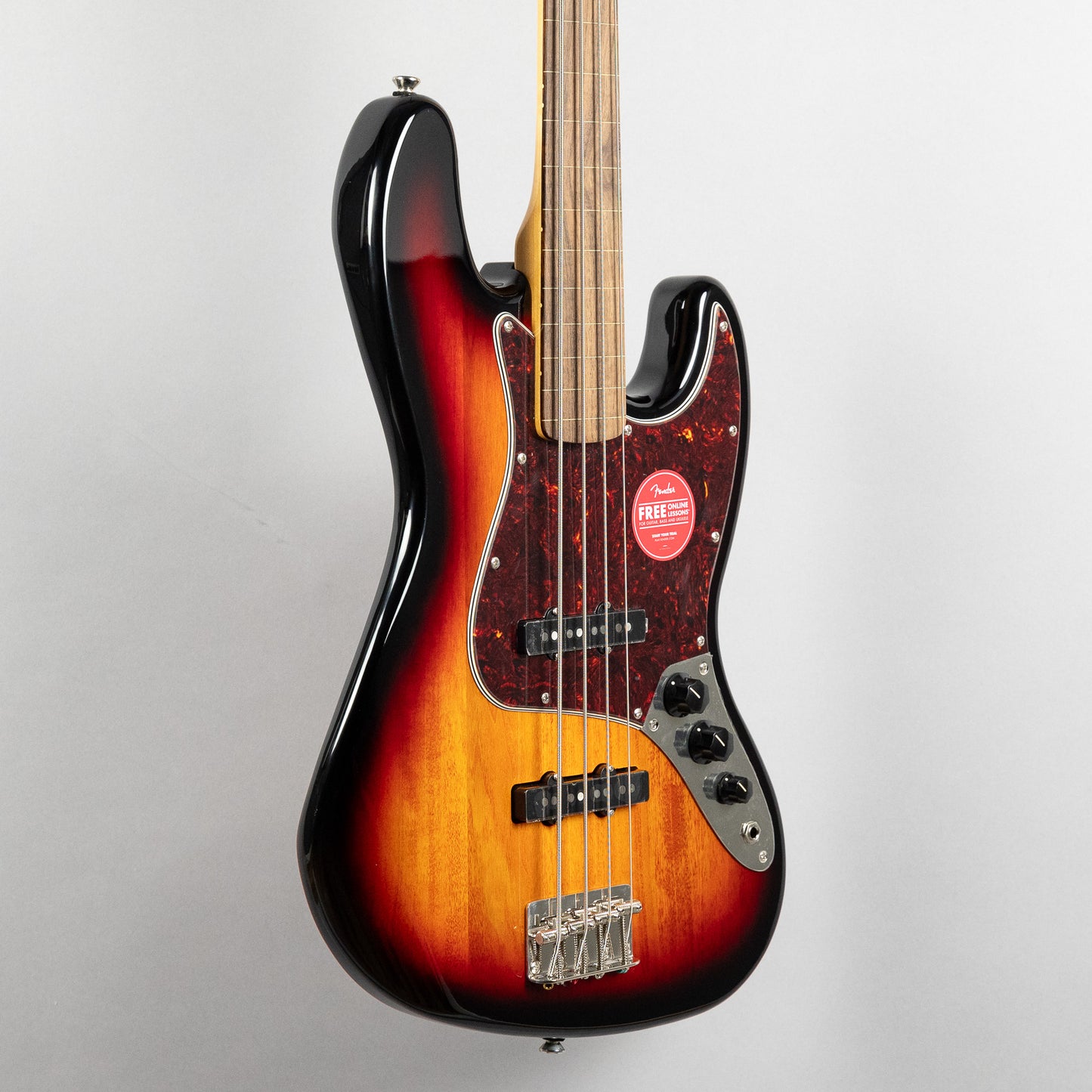 Squier Classic Vibe '60s Jazz Bass Fretless, 3-Color Sunburst